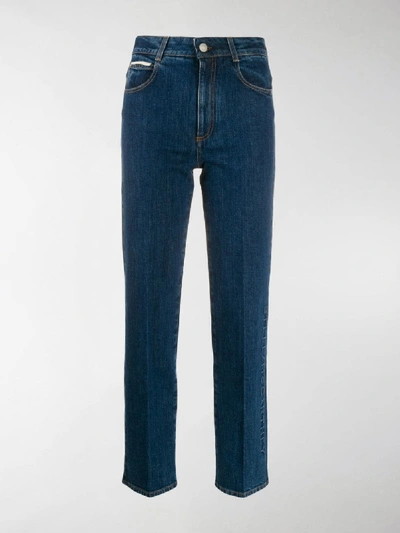 Shop Stella Mccartney Straight Leg Jeans In Blue