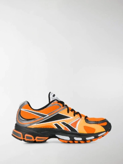 Shop Vetements X Reebok Spike Runner 200 Sneakers In Orange