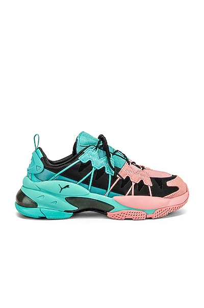 Shop Puma Lqd Cell Omega In Pink & Teal