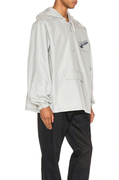 Shop Martine Rose Windbreaker In Grey