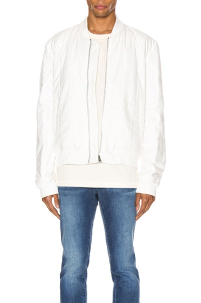 Shop Helmut Lang Transparent Bomber In Clear