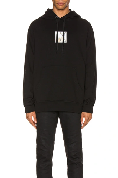 Shop Burberry Junnes Deer Hoodie In Black