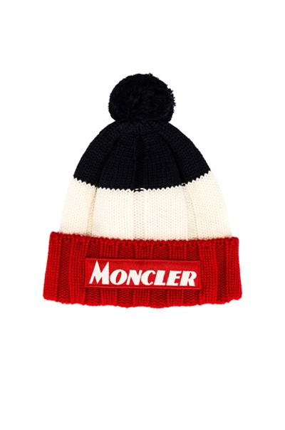 Shop Moncler Beanie In Multi