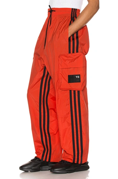 Shop Y-3 Shell Track Pant In Icon Orange