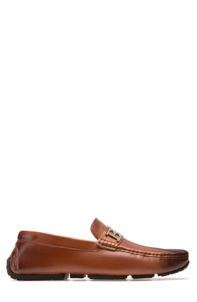 Shop Bally Pievo Driving Shoe In Terra Brown