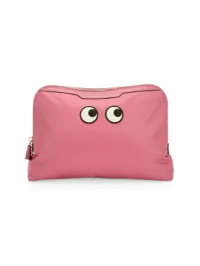Shop Anya Hindmarch Lotions And Potions Eyes Zip Pouch In Light Clay