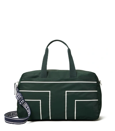 Shop Tory Sport Nylon Graphic-t Weekender In Conifer
