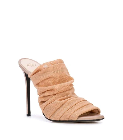 Shop Alevì Afef Mules In Neutral