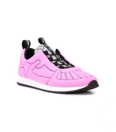 Shop Fendi Roma Amor Slip On Sneakers In Pink