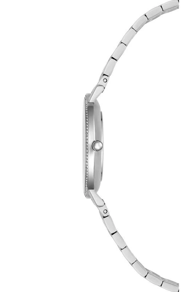 Shop Rebecca Minkoff Major Silver Tone Bracelet Watch, 35mm