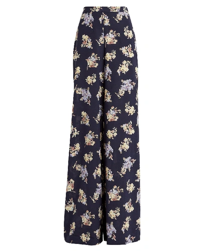 Shop Zimmermann Sabotage Wide-leg Floral Trousers In Multi