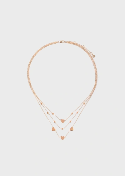 Shop Emporio Armani Necklaces - Item 50234982 In Rose Gold
