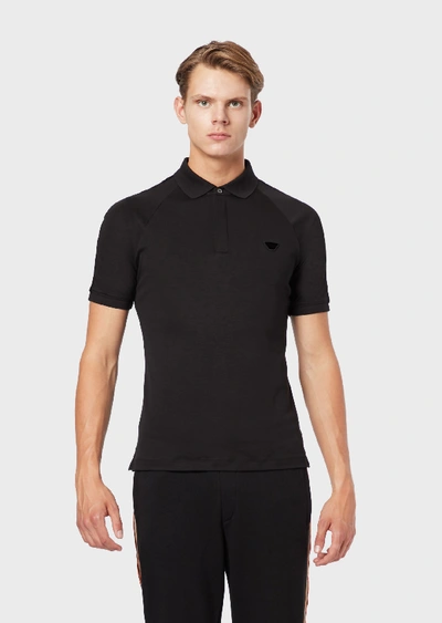 Shop Emporio Armani Polo Shirts - Item 12375588 In Black