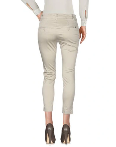 Shop Dondup Woman Pants Beige Size 28 Cotton, Elastane