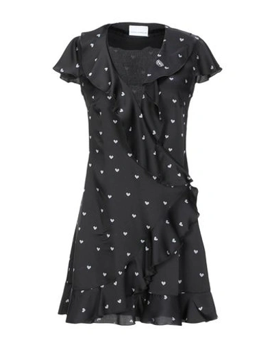 Shop Chiara Ferragni Woman Mini Dress Black Size S Polyester, Elastane