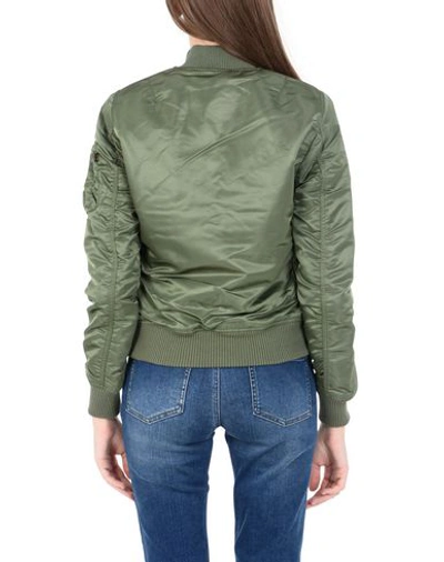 Shop Alpha Industries Jackets In Military Green