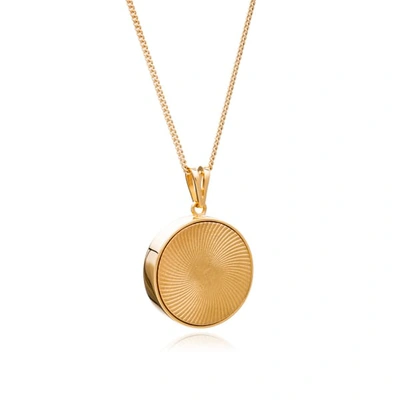 Shop Rachel Jackson London Sunburst Birthstone Amulet Necklace Gold February