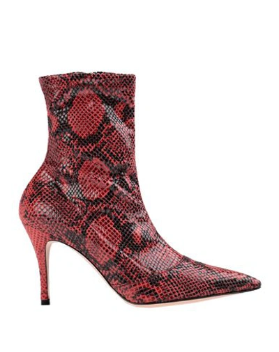 Shop Roberto Festa Ankle Boots In Red