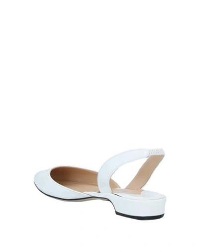 Shop Paul Andrew Ballet Flats In White