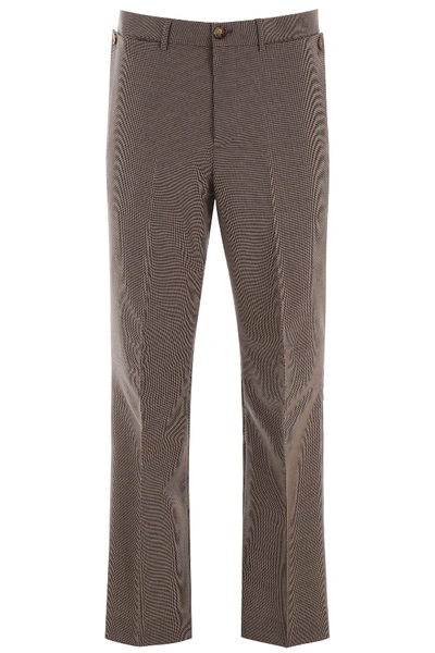 Shop Burberry Tailored Trousers In Beige (brown)
