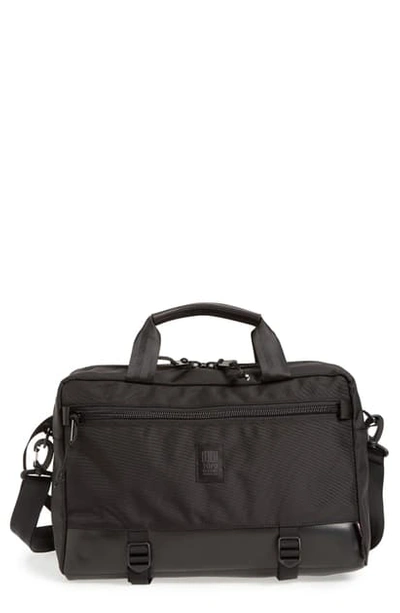 Shop Topo Designs 'commuter' Briefcase - Black In Ballistic Black