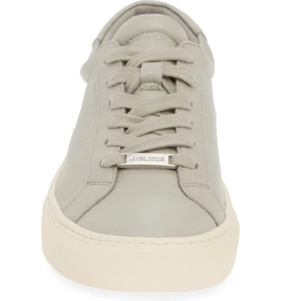 Shop Jslides Lacee Sneaker In Grey Leather