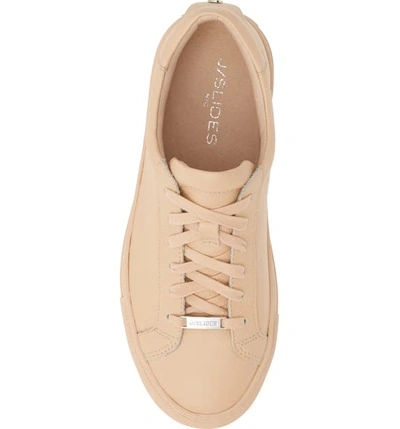 Shop Jslides Lacee Sneaker In Nude Leather