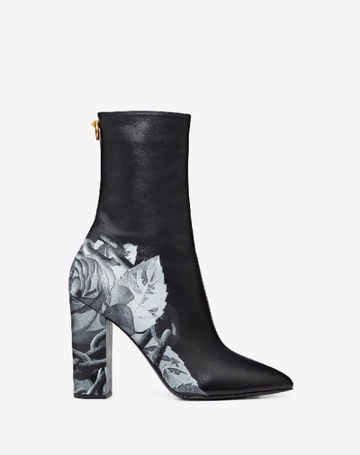 Shop Valentino Garavani  Garavani Undercover Ankle Boot 100 Mm In Black