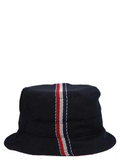 Shop Thom Browne Blue Wool Hat