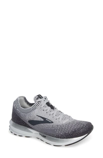 Shop Brooks Levitate 2 Running Shoe In Grey/ Ebony/ White