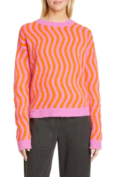 Shop Rachel Comey Powers Sweater In Pink-orange