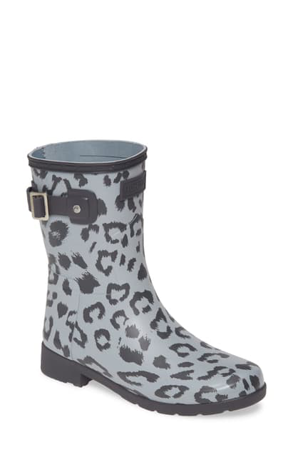 hunter leopard print boots