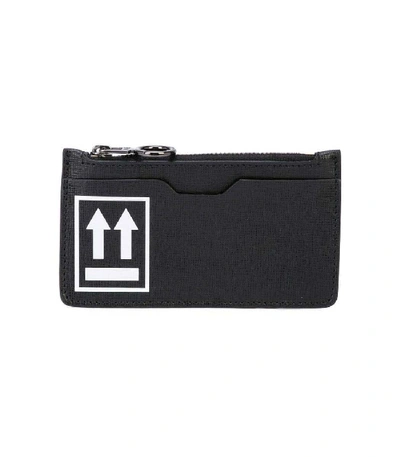 Shop Off-white Arrows-print Cardholder In Black