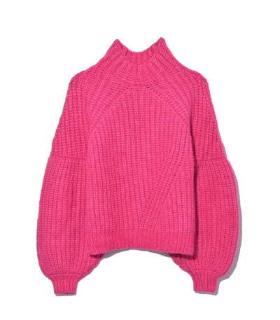 Shop Ulla Johnson Lucille Pullover In Fuchsia In Pink
