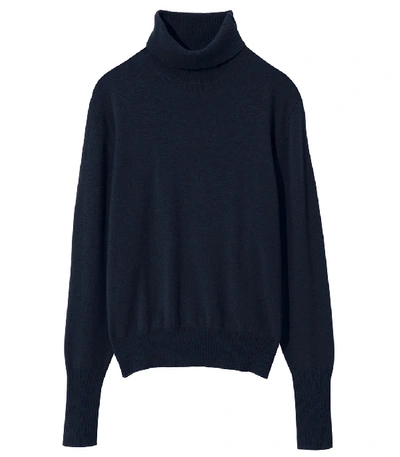Shop Nili Lotan Ralphie Sweater In Dark Navy