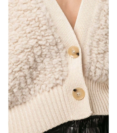 Shop Proenza Schouler Alpaca Cropped Cardigan In Neutral