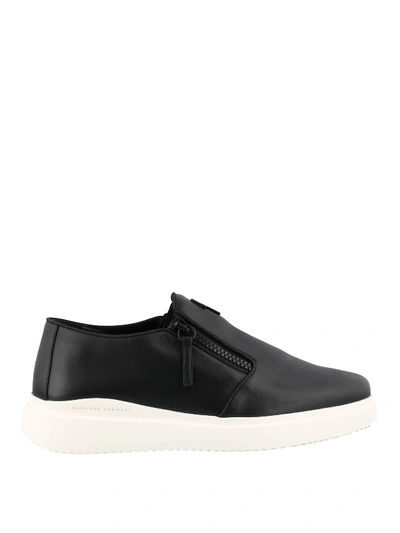 Shop Giuseppe Zanotti Dawson Slip-ons In Black