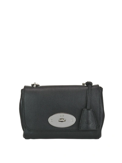 Shop Mulberry Lily Grained Leather Bag In Black