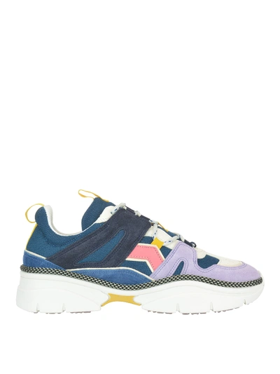 Shop Isabel Marant Kindsay Sneakers In Multicolour
