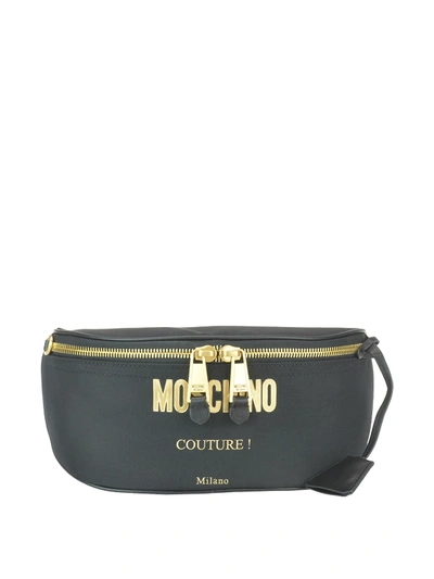 Shop Moschino Couture Belt Bag In Black