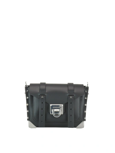 Shop Michael Kors Manhattan Small Leather Cross Body Bag In Black