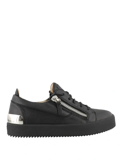 Shop Giuseppe Zanotti Gail Steel Sneakers In Black