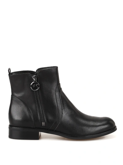 Shop Michael Kors Karsyn Ankle Boots In Black