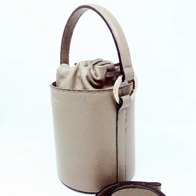 Shop Meli Melo Santina Mink Grey Bucket Bag For Women