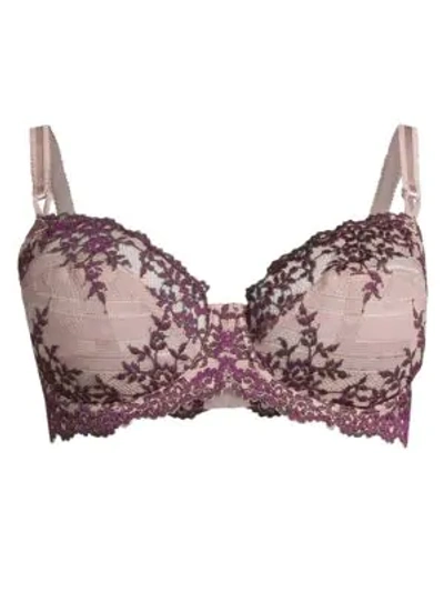 Shop Wacoal Embrace Lace Underwire Bra In Pickled Beet