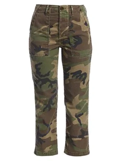 Shop Trave Gwen High-rise Camo Ankle Cargo Jeans In The Big Battle