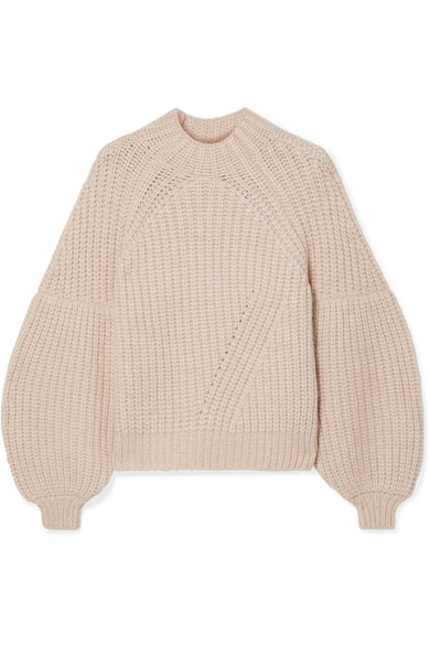 Ulla Johnson Lucille Ribbed Alpaca-Blend Sweater | ModeSens