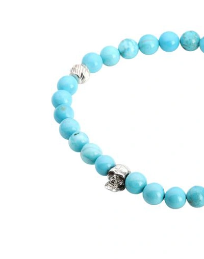 Shop Emanuele Bicocchi Bracelets In Turquoise