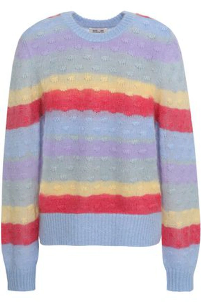 Shop Baum Und Pferdgarten Woman Pointelle-knit Sweater Multicolor