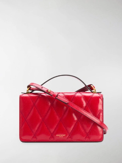 Shop Givenchy Quilted Crossbody Bag In Red